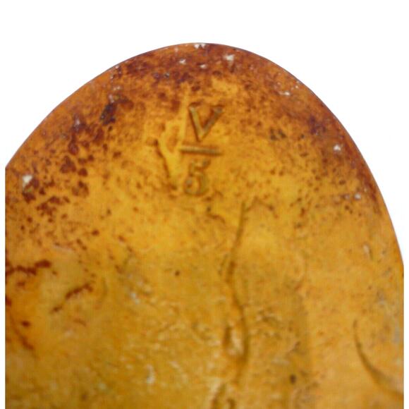 Walkure SPM Bayreuth Crimped Edge Casserole Dish Orange Tan Oval Vintage Germany - Picture 7 of 10